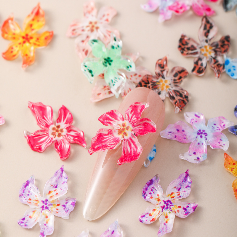 Devil's Flower Starfish Nail Decoration